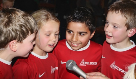 Sinterklaasfeest Excelsior'31 F-jeugd & mini's doorslaand succes