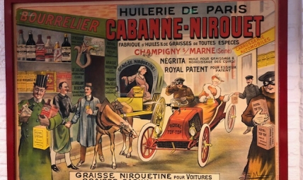 French Oil advertising Poster Huilerie de Paris Cabanne-Nirout