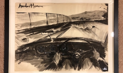 HORNER, GORDON ( 1915-2006 ): BENTLEY ON THE OPEN ROAD.