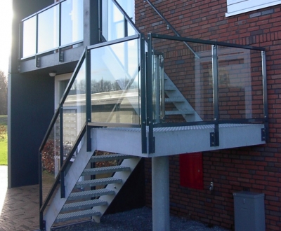 Afbeelding bij Glashek aluminium profiel 50x30