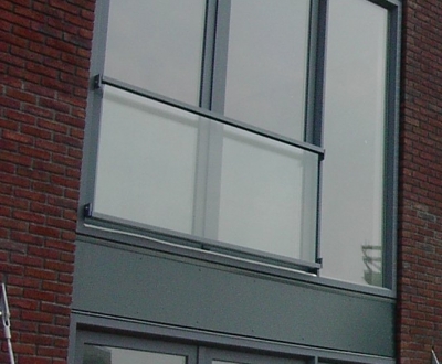 Afbeelding bij Frans balkohek met glas 