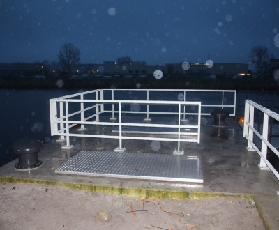 Foto bij Hekwerk Meppelerdiepsluis 