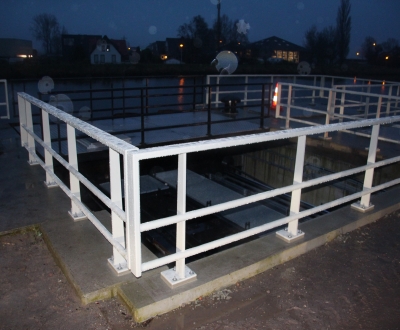 Foto bij Hekwerk Meppelerdiepsluis 