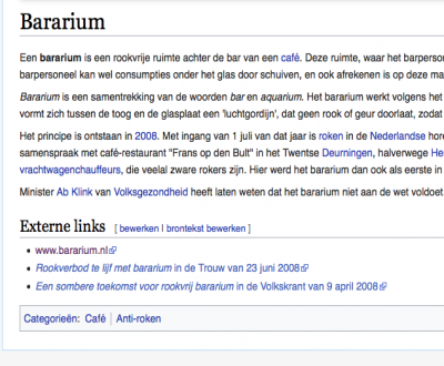 Innovatie: Bararium