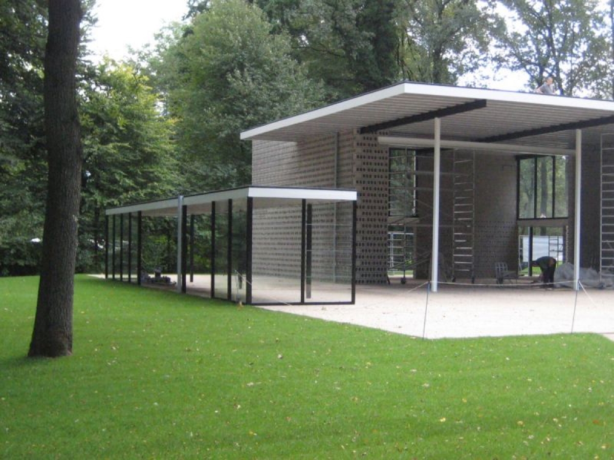 Afdichting dak Rietveld paviljoen Otterlo