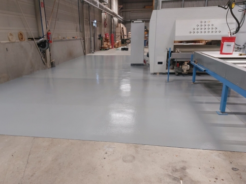 Ga naar Industriele epoxy vloercoating De Groot Vroomshoop