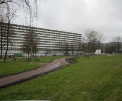 Afbeelding bij Galerij en bordes coating Kleiburg flat Amsterdam