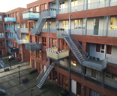 Afbeelding bij Galerij/balkon isoleren complex Lupine Rotterdam