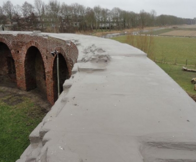 Afbeelding bij Triflex afdichting muur, fase 1, Rüine Teylingen